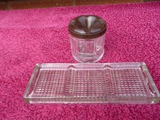 Vintage Glass Ink Well with