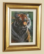 ROLF HARRIS (1930-2023) Limited Edition Canvas Board Print Tiger in the Sun +COA