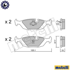 BRAKE PAD SET DISC BRAKE