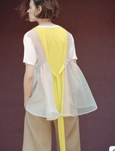 Zara sheer lime yellow - zara,