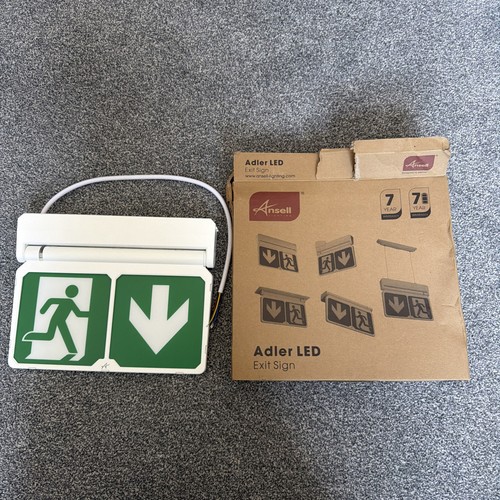Led emergency exit sign ansell - led,