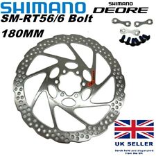 Shimano Deore SM RT56 Brake Disc 6 Bolt Mountain Bike 180Mm MTB Rotor UK Stock