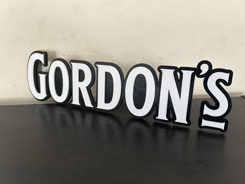 Gordons gin pub sign man - gin,