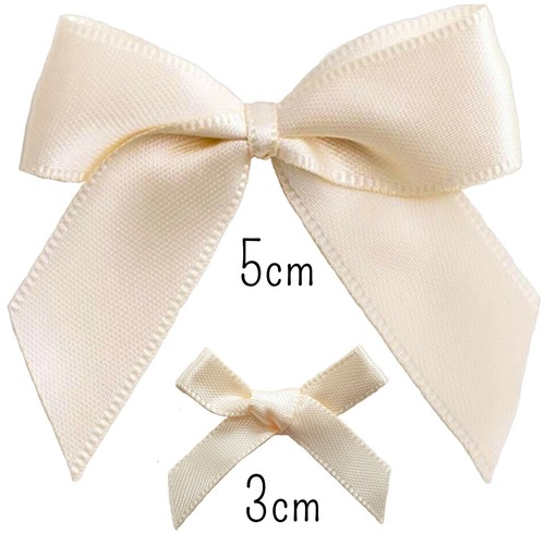 Clotted cream bow white - cream,
