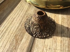 Vintage Small Brass Lighting Ceiling Rose - 72 mm in diameter