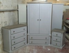 HANDMADE AYLESBURY NEXT (GREY) 3 PIECE SET NOT ASSEMBLED FLAT PACK!