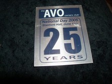 FORD AVO OWNERS CLUB SHOW