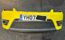 GENUINE FORD FIESTA MK6 ZETEC-S ANNIVERSARY FRONT BUMPER YELLOW 2005-2008 #YH07