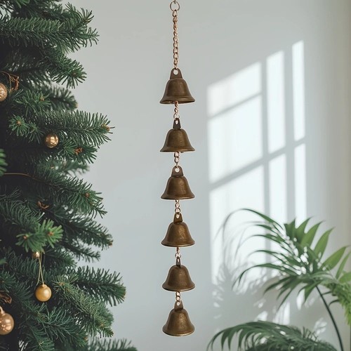 Metal wind chime hanging - metal, bells