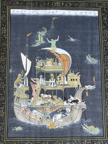Old mughal style painting - style,