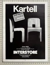 Kartell Chair 4868 - Interstore Broad Green Wellingborough  - 1972 Cutting 556