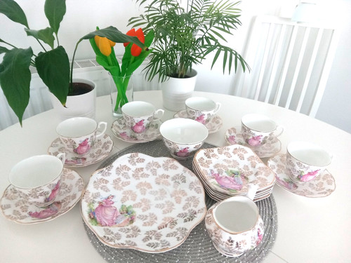 Vintage porcelain english bone - vintage,