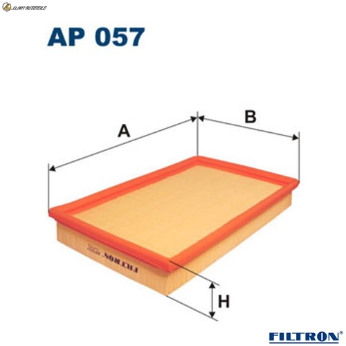 Air filter 057 for - filter, vauxhall