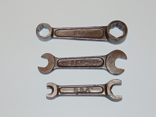 Vintage bsa spanners - vintage,