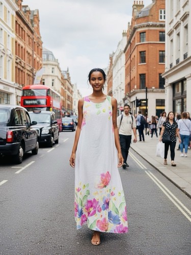 Italian linen dress - italian, dress￼