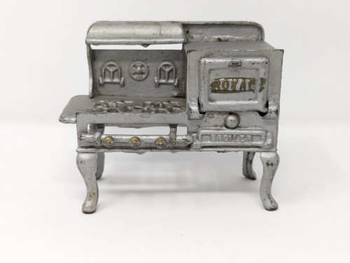 Antique cast iron toy stove - toy,
