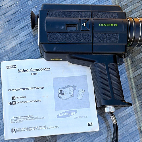 Cinerex 418 black 8mm movie - cinerex,