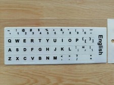English Keyboard Stickers
