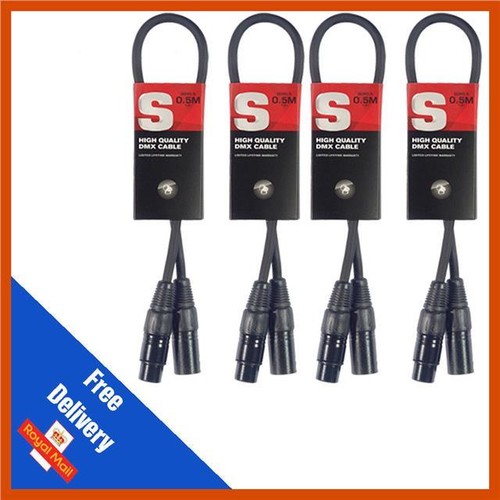 Stagg 5m black dmx - x,