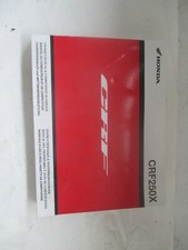 honda  owners manual  CRF 250X
