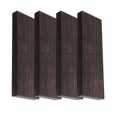 2/4 pcs Black Ebony Wood