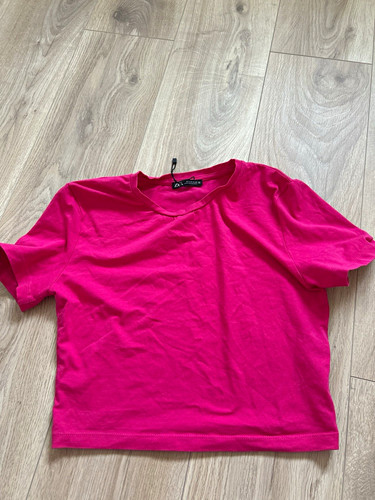 Zara women pink solid - zara,