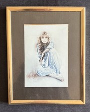 Hippy Girl’ Vintage Artwork