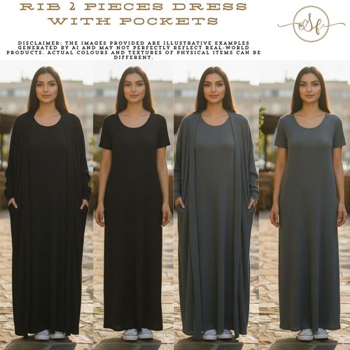 Elegant women piece maxi - women's,