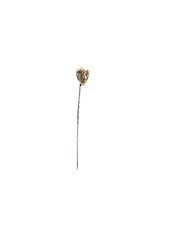 Antique 9ct gold floral - gold, shield