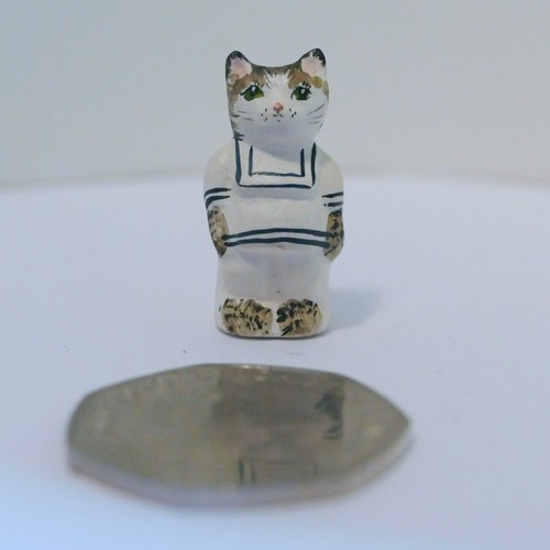 Retro miniature cat dressed - retro, as