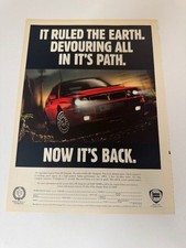 Original Lancia Delta HF Integrale Turbo 4WD Range Magazine Advert Poster Retro