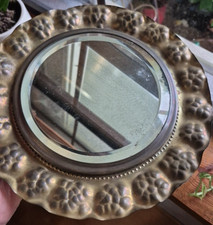 Antique Round Brass Small Wall