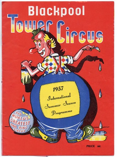 Blackpool tower circus 1954 - tower,