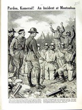 Original Old Antique Print