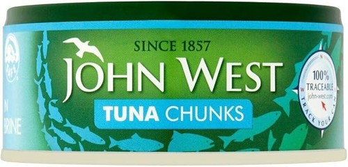 John west tuna chunks - west, in