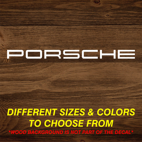Porsche vinyl decal sticker - vinyl,