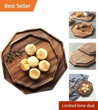 Set of 2 Acacia Wood