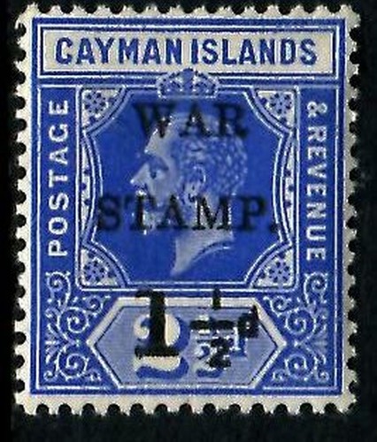 Cayman islands 1917 war tax - cayman,