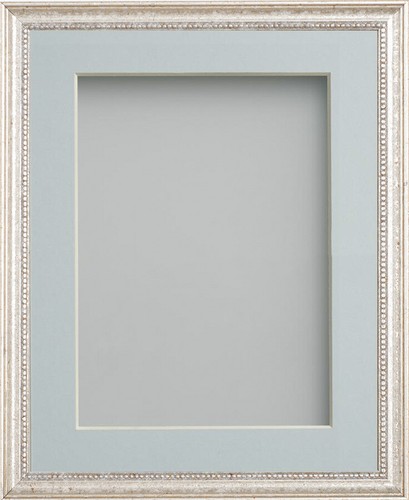Silver beaded picture frames - silver,
