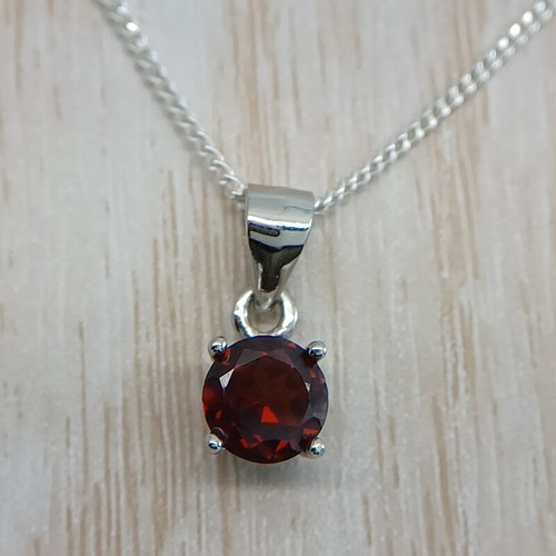 6mm round genuine deep red - 6mm,