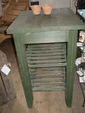 ARCHITECTURAL SALVAGE VINTAGE NORFOLK HEAVY GARDEN POTTING SHED BENCH
