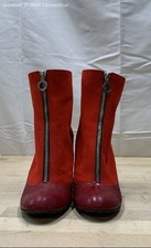 Marc Jacobs Red Suede Patent