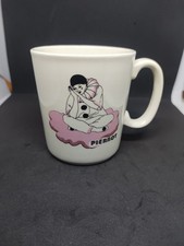 Vintage Pierrot Clown Cup Pink