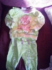 Florescent Yellow Tracksuit For 12 M Girl By Franklin Marshall.