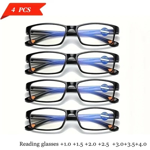 4pcs reading glasses mens - 4pcs,