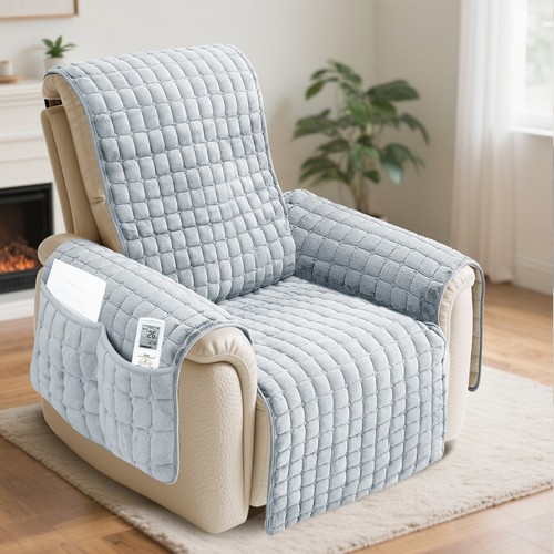 Plush non slip recliner - recliner, sofa