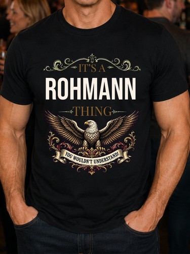 Rohmann surname men eagle - rohmann, men's