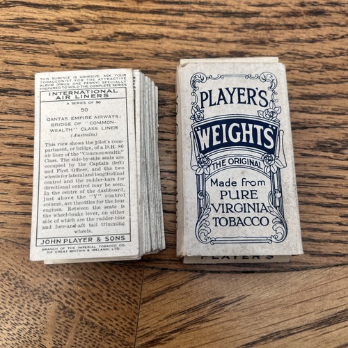 Players cigarette cards - players,