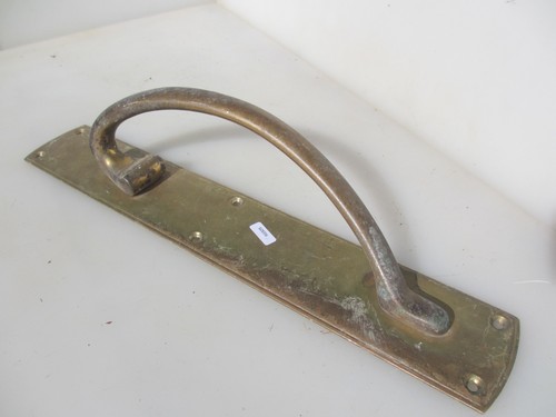 Huge vintage brass - vintage, door