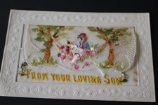 ww1 embroidered silk postcards 8 various types